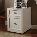 Parker House - Parker House Boca Rolling File, Cottage White - The Parker House Boca rolling file is the perfect accompaniment to complete your home office. Store and organize your important files and documents with the ample bottom drawer space. And with an additional storage space in the top drawer, youll have plenty of room to store your personal items, making this piece the perfect essential for any room.