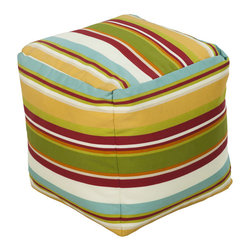 Surya Poufs- (POUF-113) - Floor Pillows And Poufs