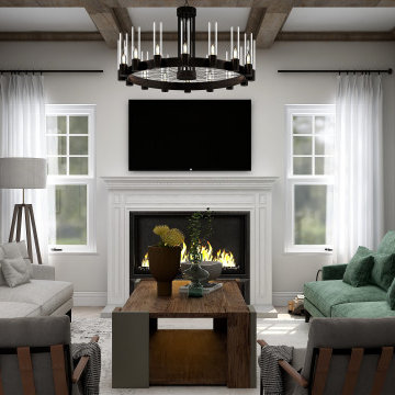 Modern Farmhouse Style Living Room