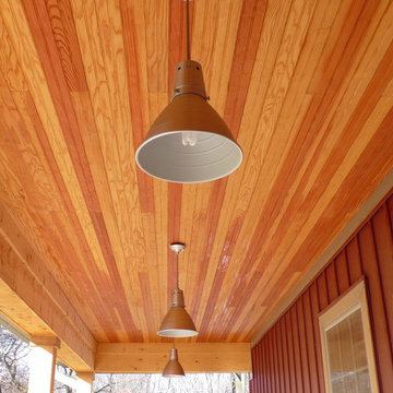 Red Barn porch ceiling