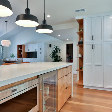 Woodland Hills Kitchen Remodel - Custom Cabinets thr