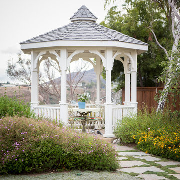Xeriscape Landscape  - Lush Green with Low-Water Plants