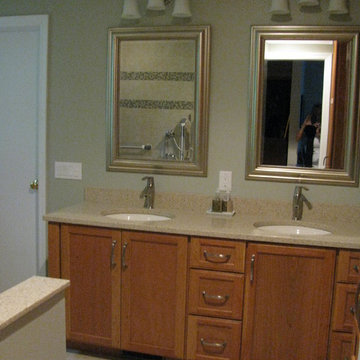 Handicapped Bathroom - before and after