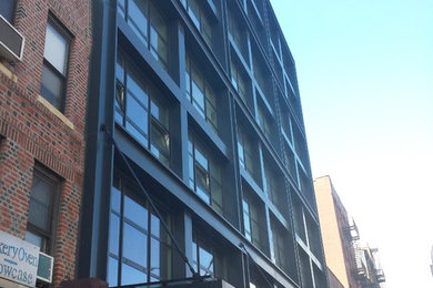Example of a trendy home design design in New York