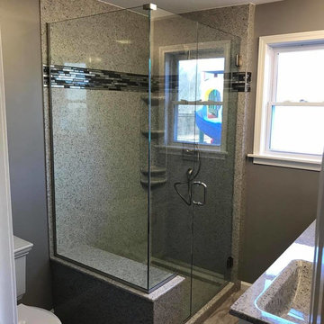 Small Master Bath Shower Enclosure