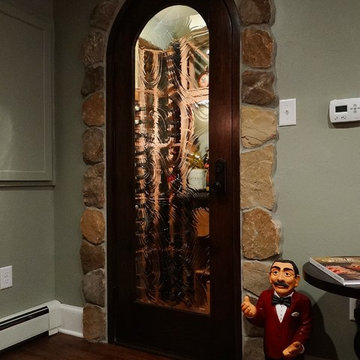 Lower Level Remodel with Wine Cellar in Wauwatosa