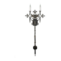 SC-152 Custom Hand Made Iron Sconce - Wall Sconces