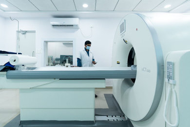 Modern Healthcare Architecture & Interior Design: Aira Diagnostics, Hyderabad