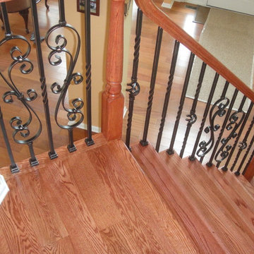 Cherry Steps and railings