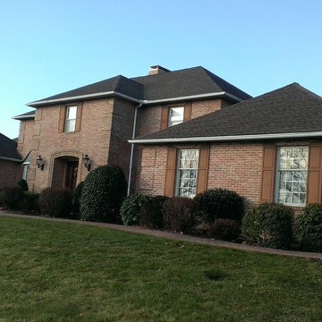 GAF Timberline Shingles & Copper Chimney Flashing