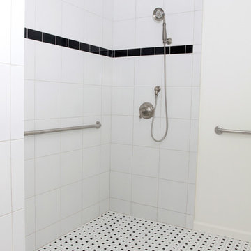 ADA Compliant Bathroom With Wheelchair Accessible Shower