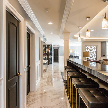 Basement Remodel - Spa, Bar, Seating Area, Wine Room, Spare Bedroom