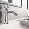 Dimo Luxury Single Handle Bathroom Sink Faucet, Polished Chrome, Low
