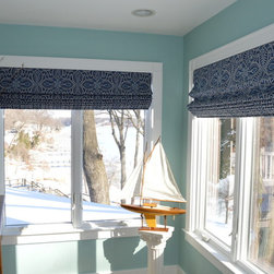 Roman Shades Master Bedroom - Crownsville, MD - Products