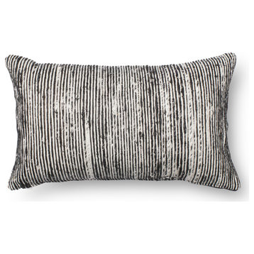 Loloi Contemporary Accent Pillow in Black And Multi finish PSETP0242BLMLPIL5