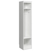 Universal Tall Narrow Storage Cabinet in Storm Gray - Engineered