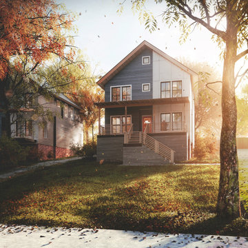 Small House 3D exterior visualization