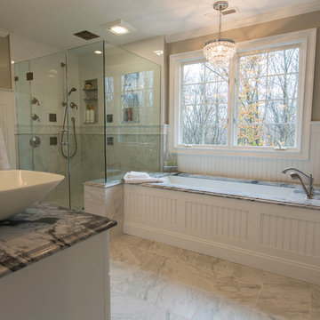 Marble Master Bath in Oxford