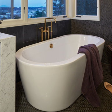 Carrara Marble Bath Vanity