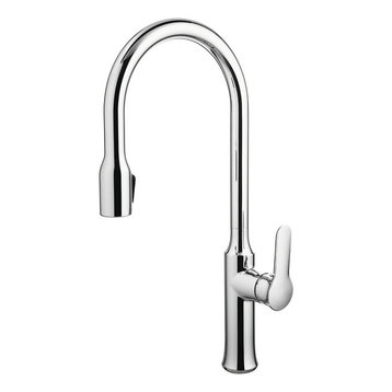 Ucore 18 Inch Single Handle Kitchen Faucet with Pull-Down Sprayer Faucet