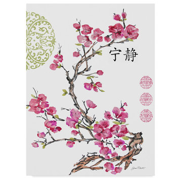 Jean Plout 'Cherry Blossom Serenity' Canvas Art