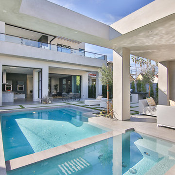Modern Home in Mid Wilshire Area by Sunset Built