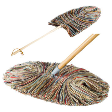 Big Wooly & Wool Hand Duster with Wooden Handle
