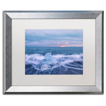 Michael Blanchette Photography 'Diamond in the Surf' Matted Framed Art, 20x16