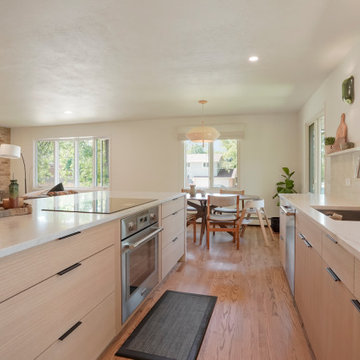 Flora Lane - Natural Oak Modern Kitchen