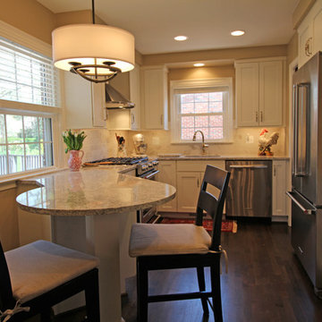 Compact Contemporary Kitchen - Grosse Pointe Woods, MI