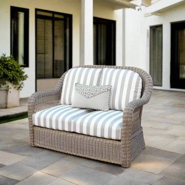 South Sea Rattan Arcadia Wicker Loveseat