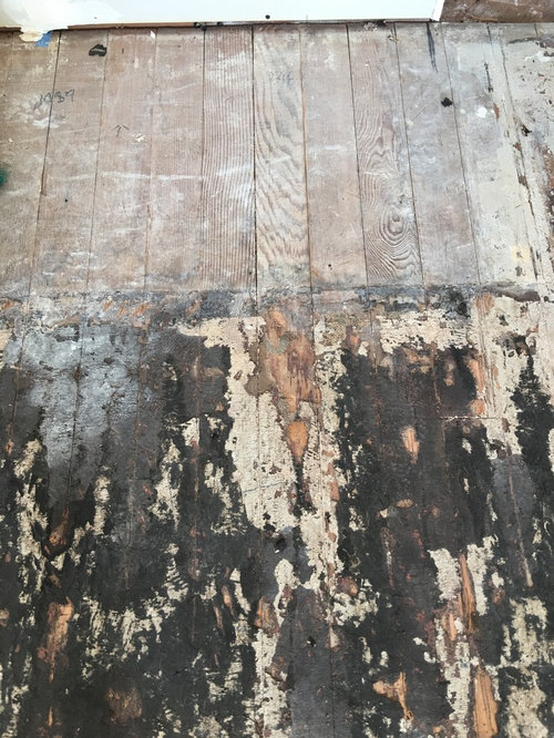 Kitchen floor subfloor