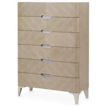 Penthouse 6-Drawer Chest - Ash Gray