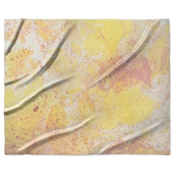 "Pink Lemonade Marble" Sherpa Blanket 60"x50"
