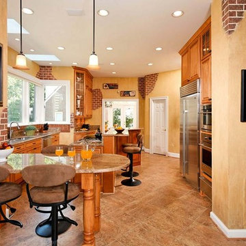 Custom Paint Job, Cabinets Bring Kitchen to Life