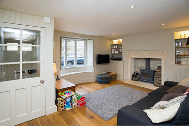 Design ideas for a contemporary living room in Other.