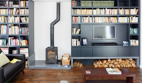 12 Clever Ideas for Living Room Shelving