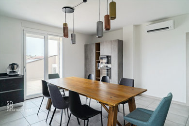Ispirazione per una sala da pranzo contemporanea