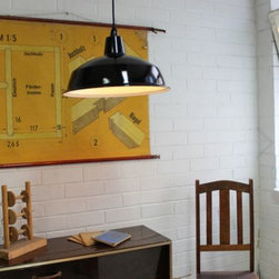 Vintage Enamel Pendant Lights - Pendant Lighting