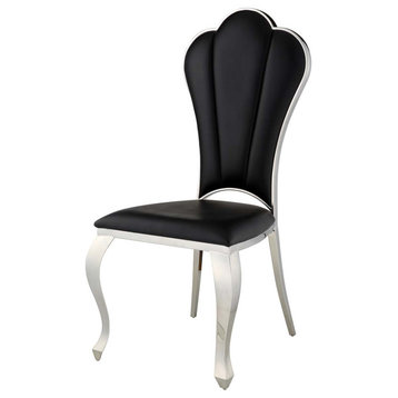 Acme Cyrene Side Chair Set of 2 Black DN00927