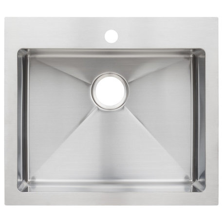 Miseno MSS2421SRTM 24" Top-Mount/Undermount Single Basin - 16 Gauge Stainless