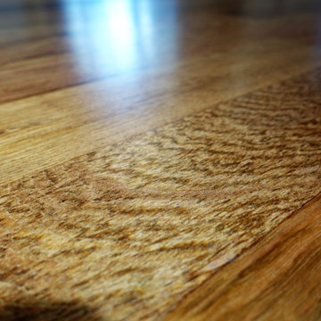 Brazilian Cherry Hardwood Floor Restoration (Jatoba)