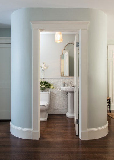 Traditional Powder Room by Roomscapes Luxury Design Center