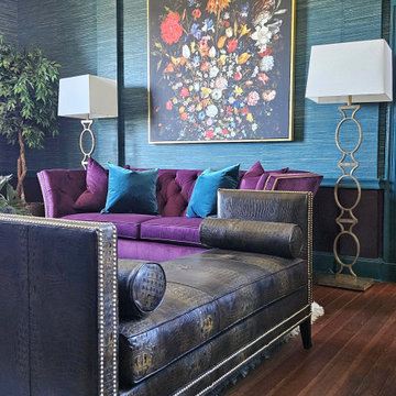 Tropical, Victorian, Gothic, Living Room- Waterford, VA