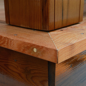 Black Locust & Redwood Deck