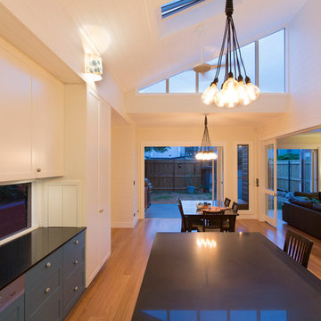 Kitchen - double height void ceiling