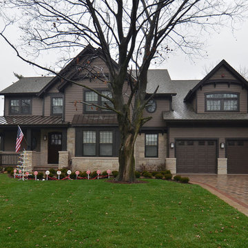 Brown-Toned Custom Home