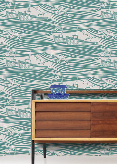 Eclectic Wallpaper by Mini Moderns