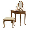 Woodland Oak Vanity, Mirror & Bench
