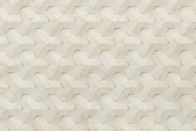 3D Ivanka Beige | 21.6 x 43.3 Inches | Rectified | Matte | "Wall"
